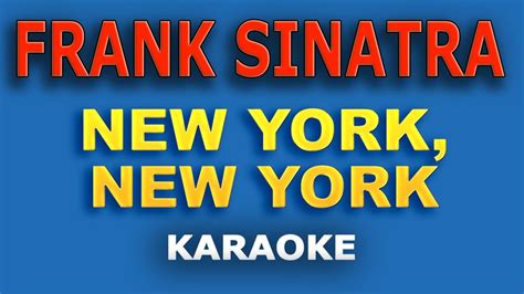 sinatra new york karaoke